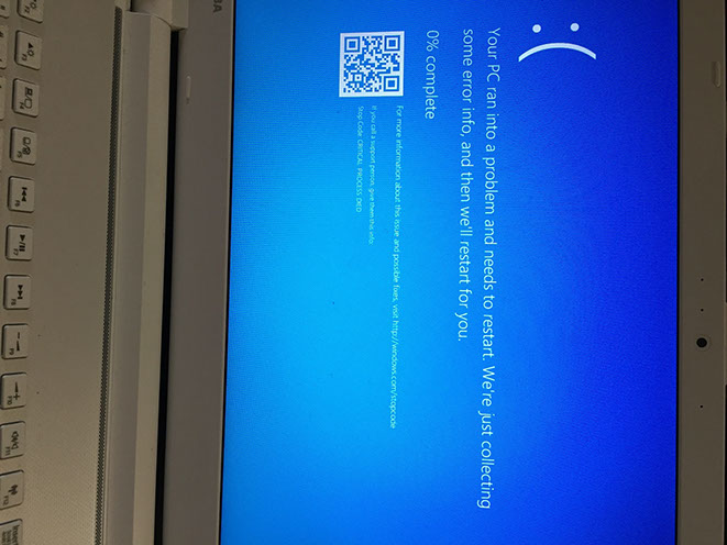Windows 10 blue screen crashed, Windows 10 after update won't able load the windows normally